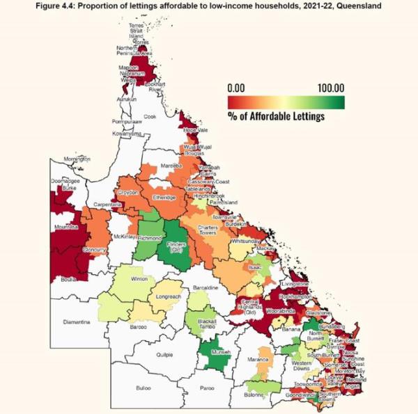 Graphics from QCOSS<em></em>' report on Queensland<em></em>'s housing crisis. Picture: Supplied