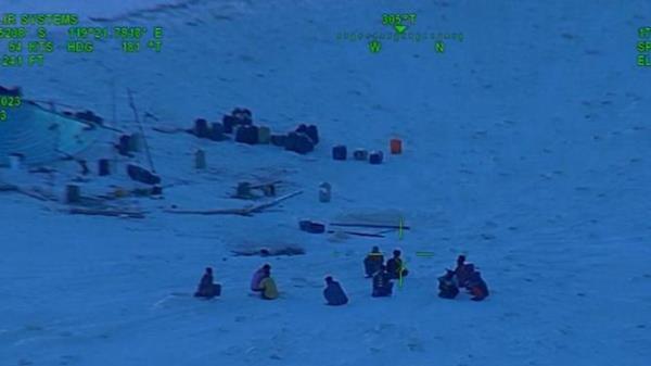 Nine fishermen are feared dead and eleven remain stranded in Broome. Picture: Today