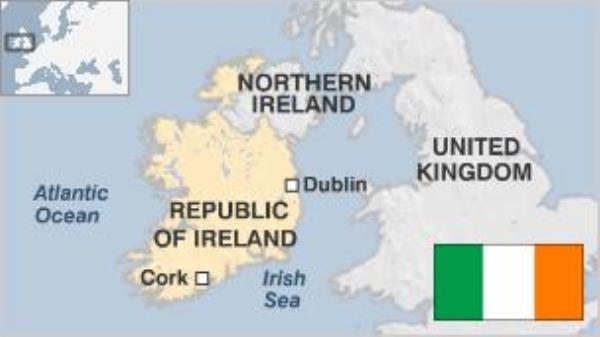 Map of Ireland