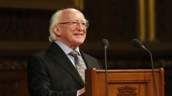 Irish President Michael D Higgins