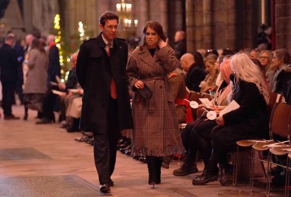 Jack Brooksbank and Princess Eugenie.