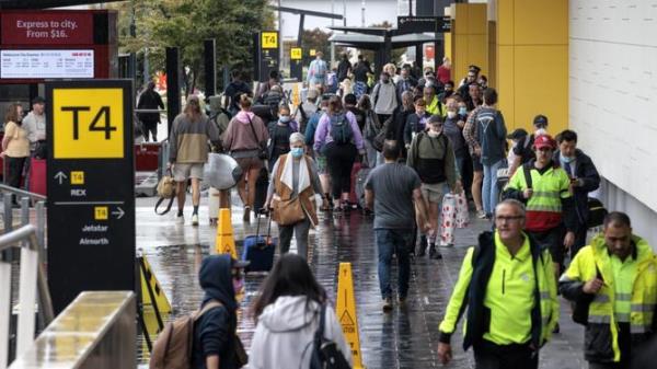 Sydney Airport this morning. Picture Today.JPG