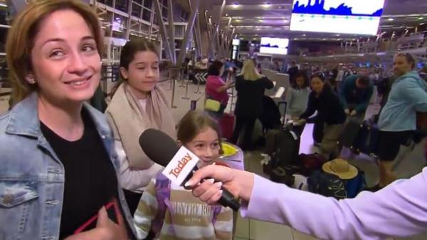 Passengers arriving at Syd Airport. Picture Today.JPG